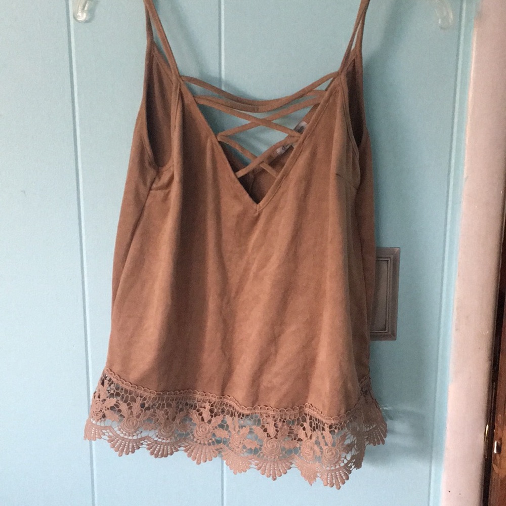 Tan tank top